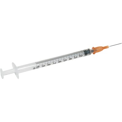 NEEDLE & 1 CC SYRINGE 25G BY 5/8in.